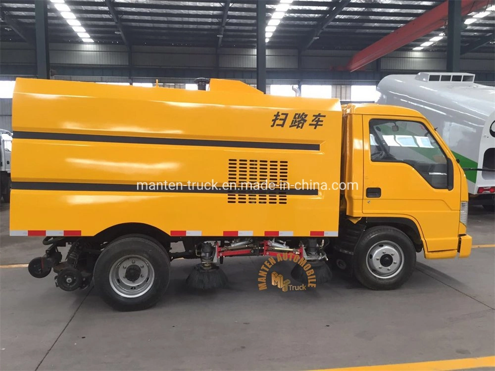 Mini Gasoline 1m3 1 Cubic Meter 1ton 1000 Liters Road Clean Sweep Truck