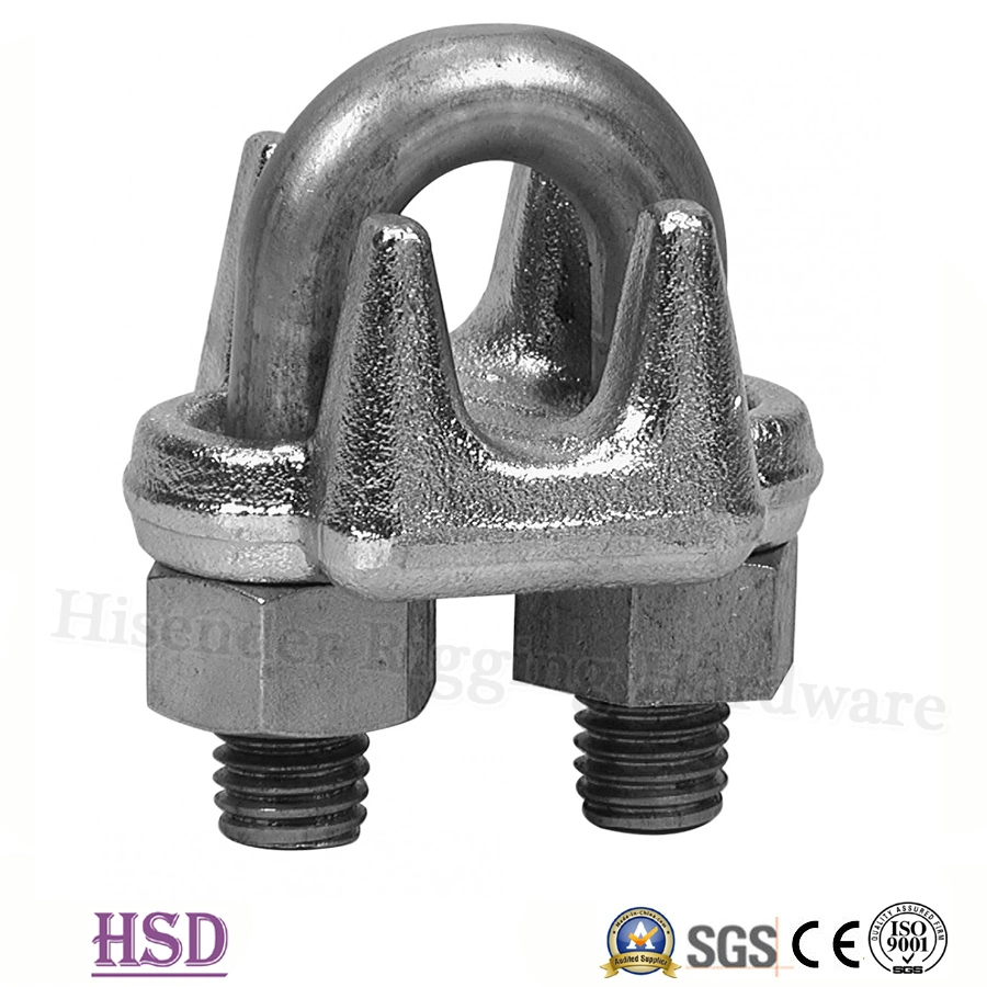 Rigging Hardware Zinc Plated Cast Iron DIN741 Cable Clamps