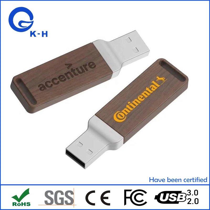 Promo umweltfreundlicher USB-Flash-Memory-Stick aus recyceltem Holz 8GB 16GB 32GB