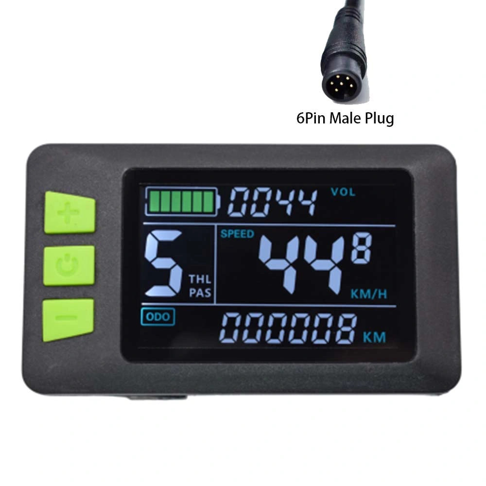 Focan E-Bike LCD Display Scooter Brushless Controller Monitor Meter LED Display S2, Sw900, S886, S866, M5, G51, P3c, Gz3