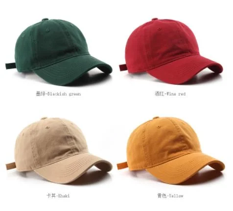 Cotton Chino Twill Unconstructure Promotion Custom Leisure Soft Comfortable Sports Dad Cap