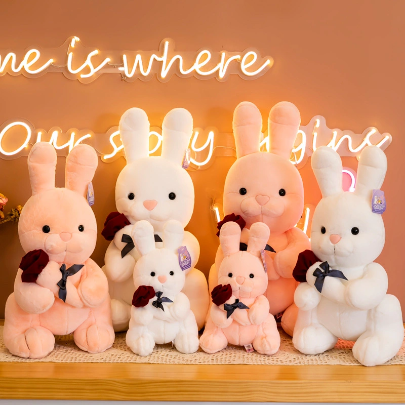 2023 neue Valentinstag Geschenk Großhandel/Lieferant benutzerdefinierte Plüsch gefüllte Blume Kaninchen Spielzeug