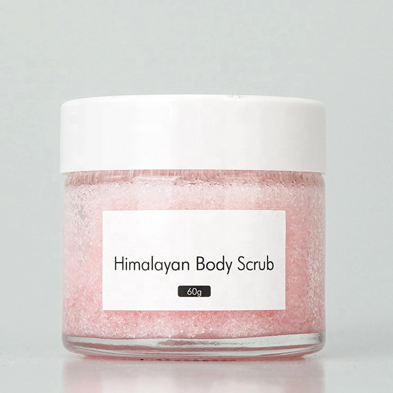 Private Label Body Care Organic Shea Butter Whitening Himalayan Salt Body Scrub