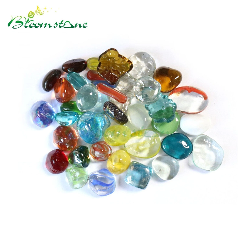 Cheaper Price Abnormal Shape Glass Beads Glass Marbles Glass Pebbles