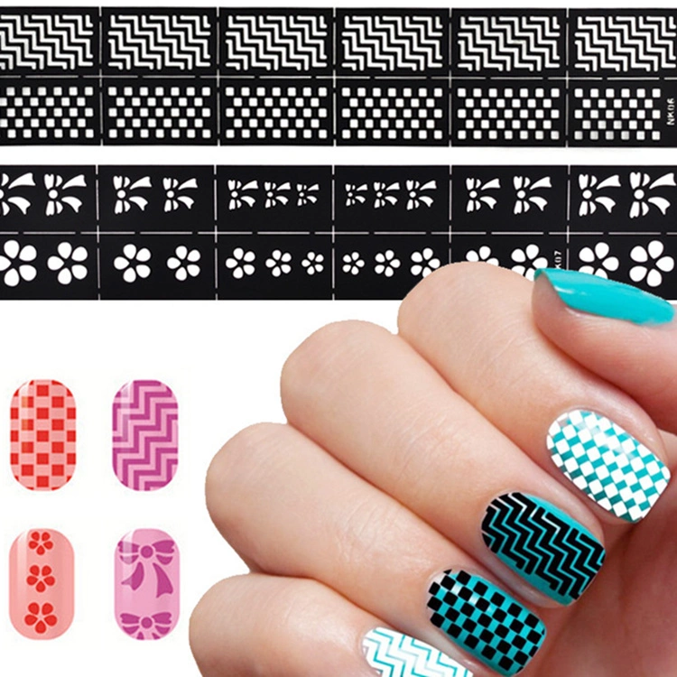 24 estilos de Moda belleza Nail Art Sticker encanto la decoración de transferencia adhesiva de papel para impresión /Nail DIY