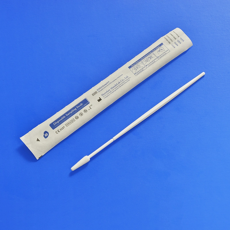 Medical Disposable Gynecological Exam DNA Test Sterile Hpv Test Cervical Swab Nylon Flocked Swab Kit