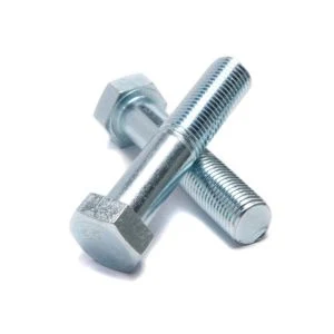 China Manufacturer DIN 933 931 Grade 8.8 Wzp Hex Bolt and Nut