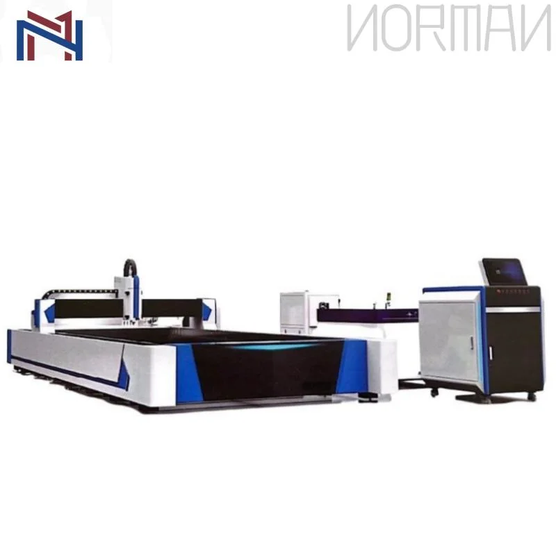 Large Size Sheet Metal Laser Cutter Single Bed CNC Fiber Laser Cutting Machine Price with Rotary Device