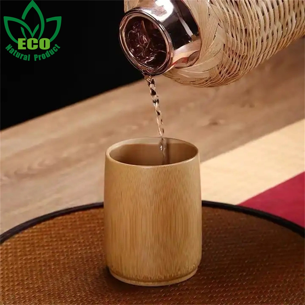 Hot Selling Double Wall Printed Logo Bamboo Pulp Paper Coffee Cup with Lid