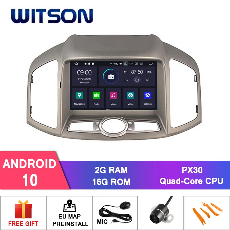 Witson Android Quad-Core 11 aluguer de DVD GPS para Chevrolet Novo Captiva 2012 OBD Bluetooth2 Connection