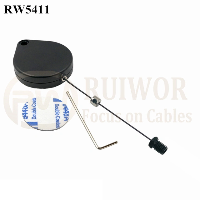 Customized Flat Head Screw Cable End Security Pull Box with M6X8mm M8X8mm