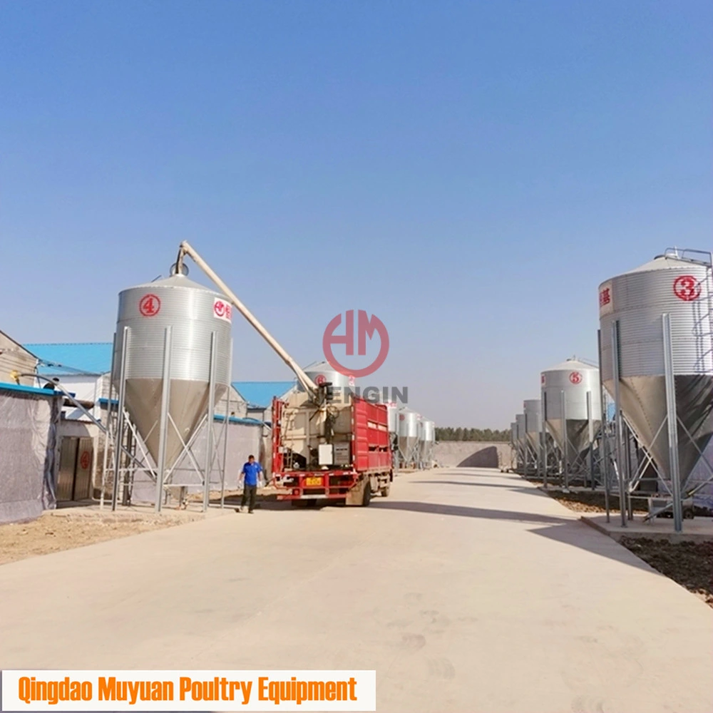 Completed Galvanized H Frame Battery Chicken Poultry Farm/Farming Livestock Machinery /Equipment for Meat Broiler Cage with Manual Birds-Harvest