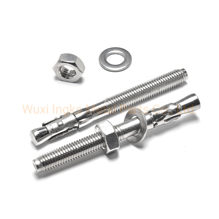 Stainless Steel 304 Hex Nut Concrete Wedge Expansion Anchor Bolt