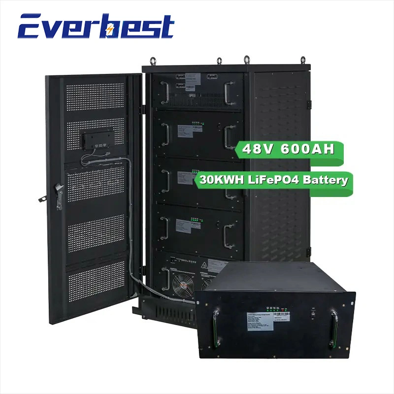 Everbest All-in-One Residential Ess 10kwh 20kwh 30kwh 50kwh Solar Battery Energy Storage Battery System LiFePO4 Lithium Iron Phosphate Battery Solar Generator