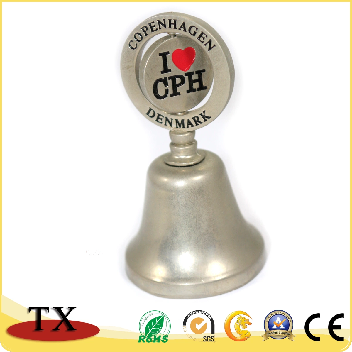 Customized Shape Antique Handbell