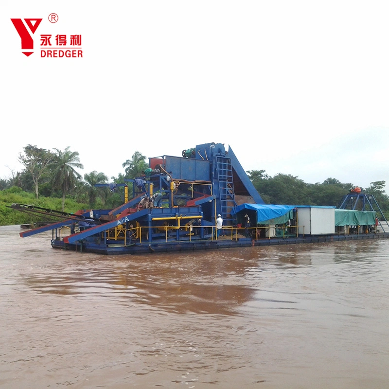 2023 Hot Sale Bucket Chain Type Diamond Dredger for Sale in Angola