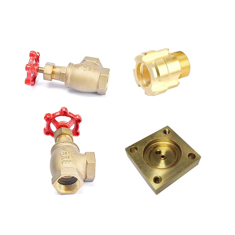 Customized Made Wholesale Brass CNC Machining Components, Materials Machinery Industrial Parts, Textile Machinery Parts