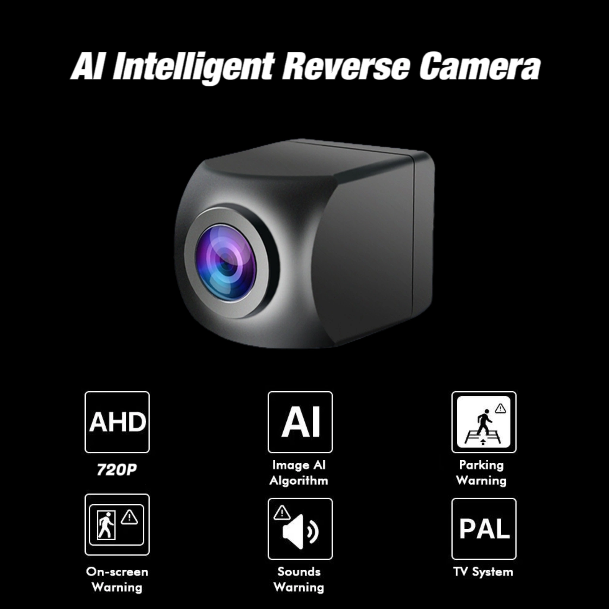نظام Ai Sensor لركن السيارات في شاحنة السيارات كاميرا خلفية مزودة بإنذار للرؤية الخلفية