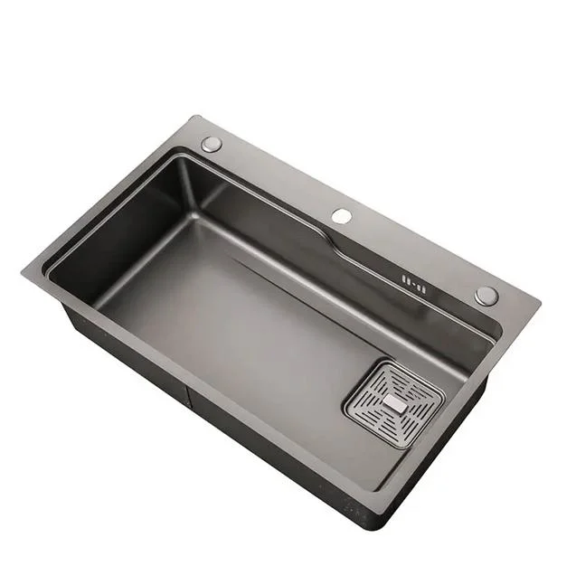 SUS 304 Stainless Steel Kitchen Sink with Faucet Handmade Kitchen Sinks