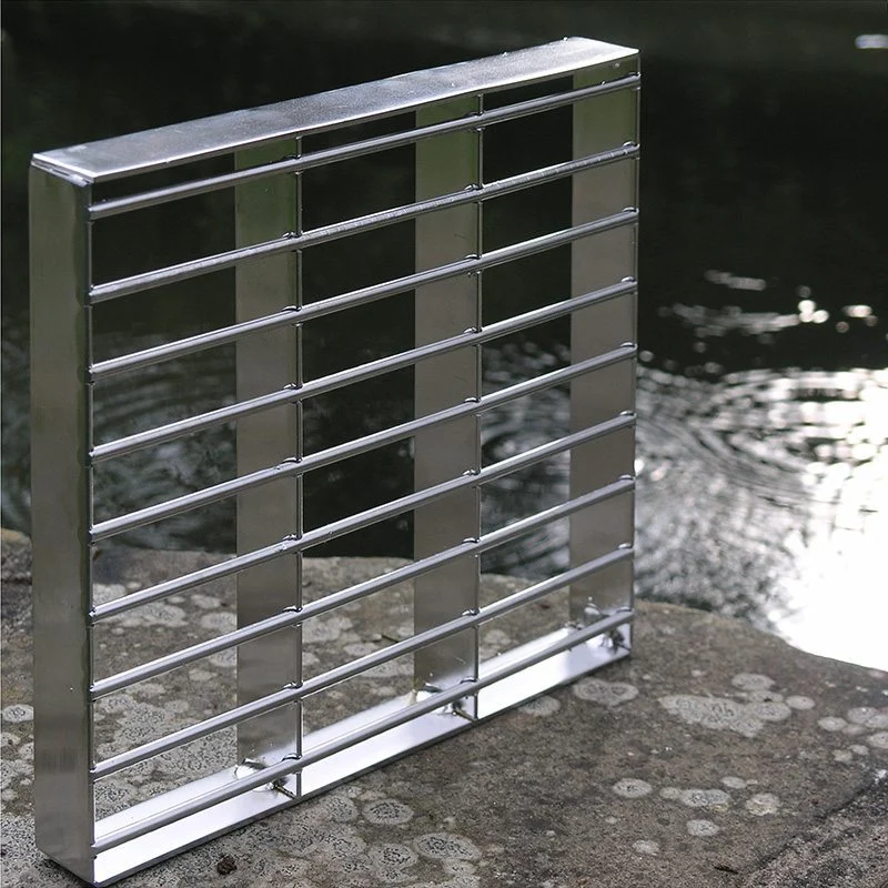 Platform Walkway Trench Ditch Canal Drain Cover Hot Dipped Galvanized Steel Grating