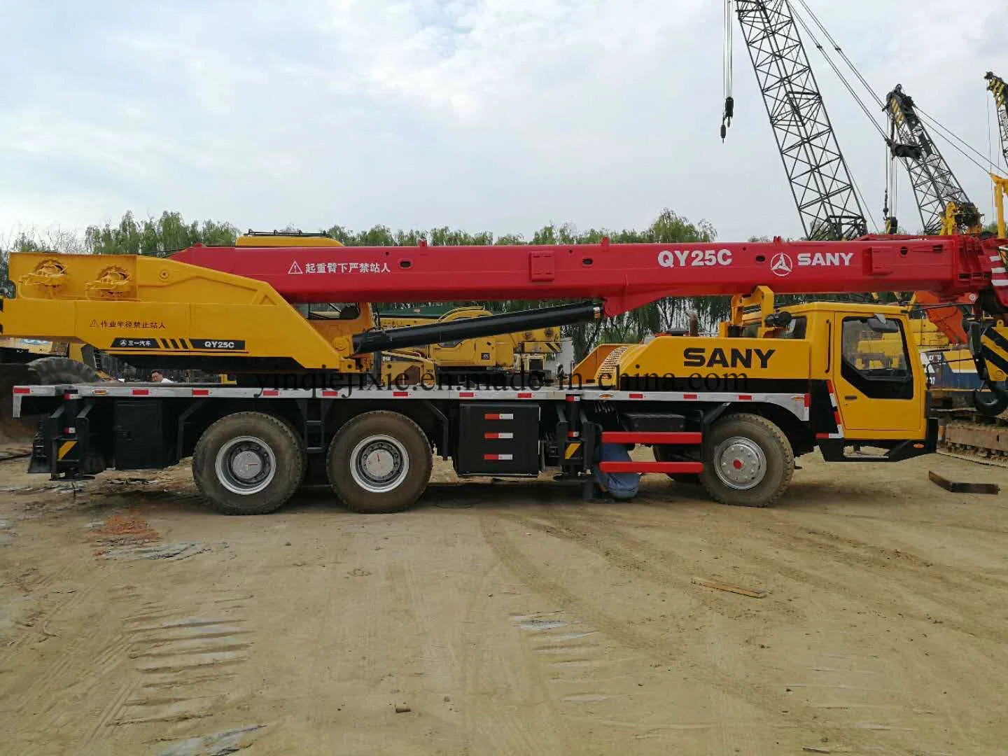 Used Sany Qy25c Truck Crane for Sale, Secondhand Sany 25t Crane in Good Condition