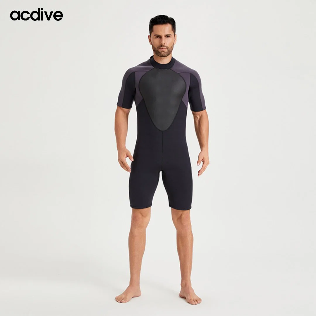 Hot Sale New Fast Ship Men Short Sleeve 3mm Skark Skin Neoprene Surfing Diving Aqua Sports Wetsuit