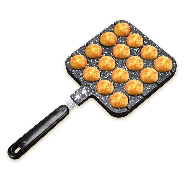 16 Holes Aluminum Takoyaki Maker Grill Pan Octopus Ball Plate Pan Mold Kitchen Accessories