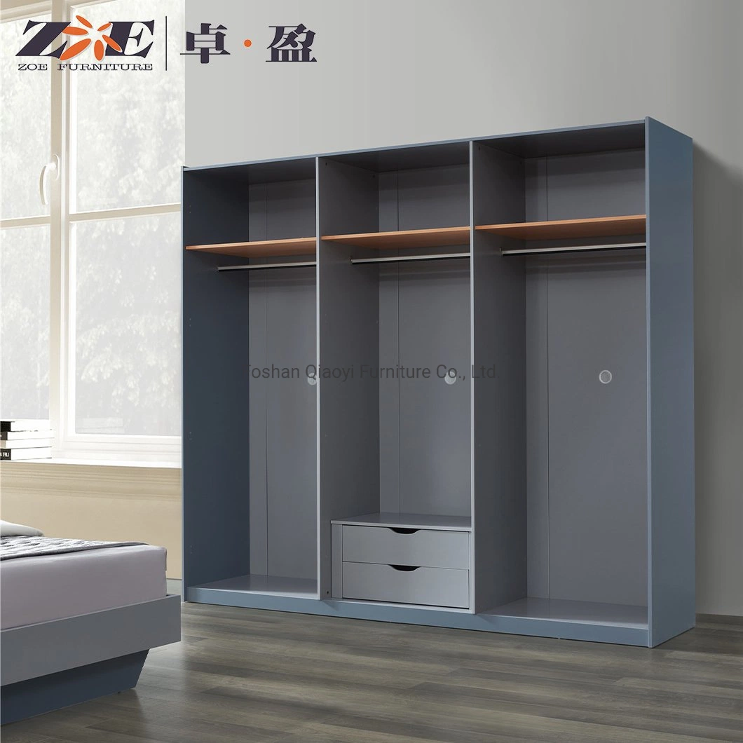 Environmentally Friendly MDF Wooden White King Size Home Bedroom Furniture