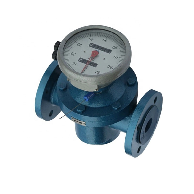 Hot Transformer Fuel Oil Industrial Mechanical Oval Gear Flow Meter