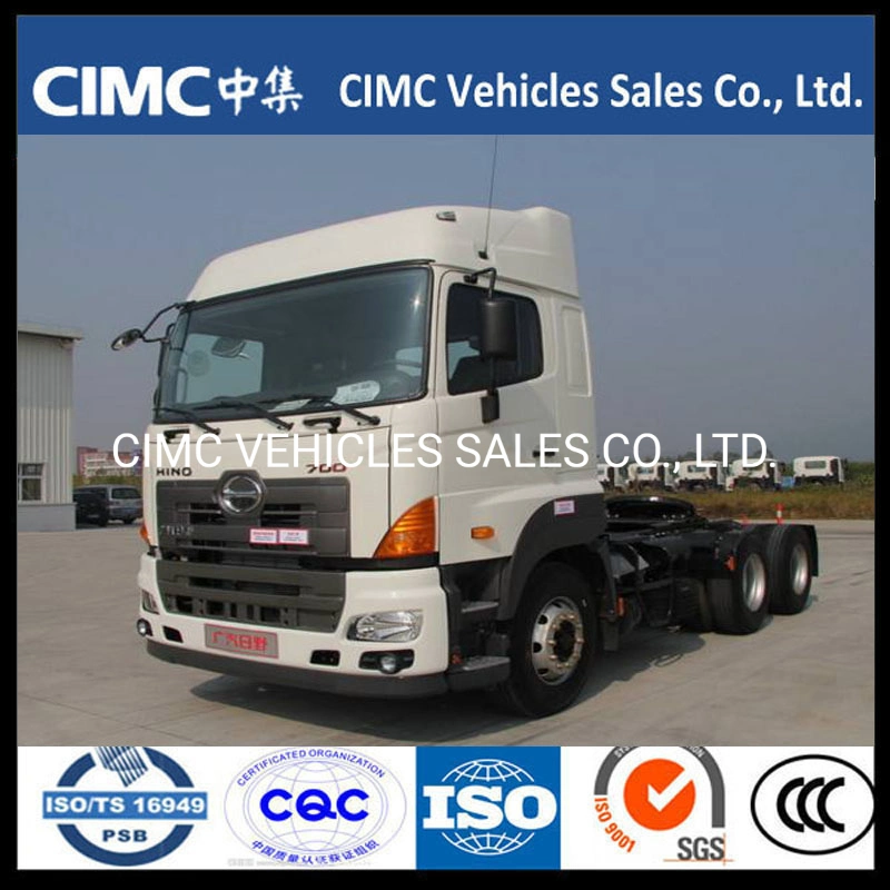 Japanese Truck China Hino 700 6X4 10 Wheeler 380HP Tractor Head 25 T