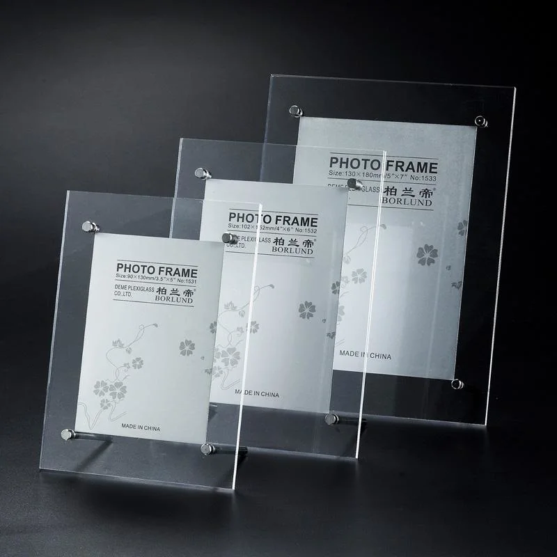 PMMA Plexiglass Acrylic Crystal Clear Plastic Sheet for Photo Frames