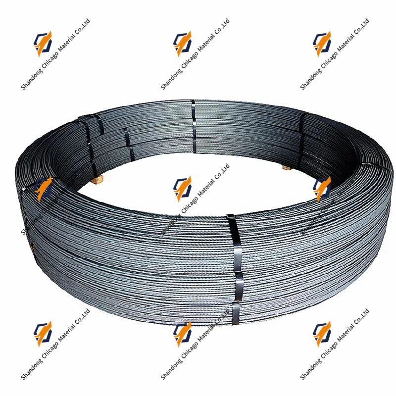 SAE1006 5.5mm 6.5mm Galvanized Low Carbon Steel Wire Rod for Nail Production