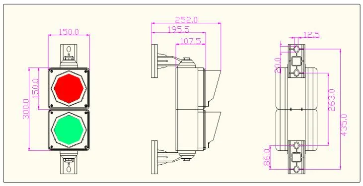 24V Traffic Light Signal Highway Control