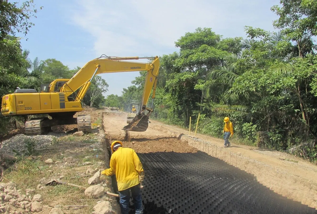 cellular Geocell Slope Protection Driveway Road Construction Retaining Wall Gravel Grid