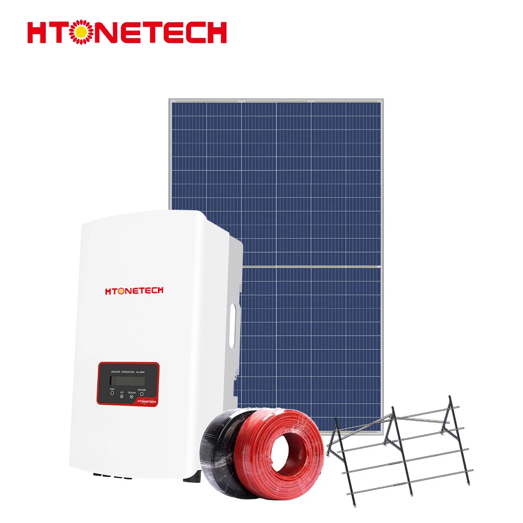 Htonetech AC Solar Power Inverter 9kw Solar Panel System China Manufacturing 5000W 45000W 3kw on Grid Hybrid Solar Energy System