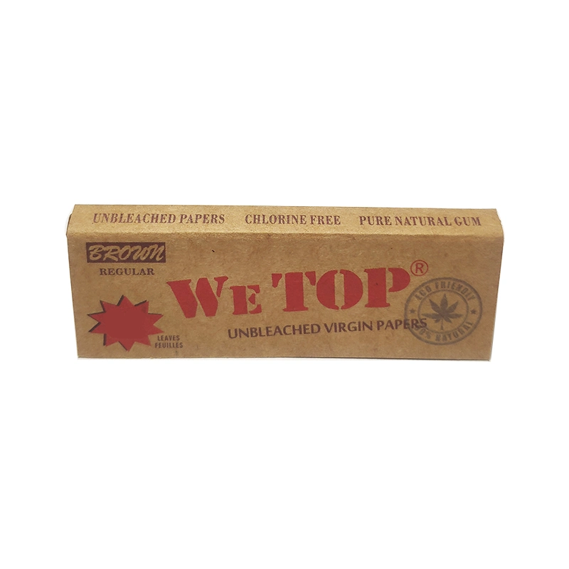 Wir Top Rolling Paper reguläre Größe Braun OEM Rolling Paper