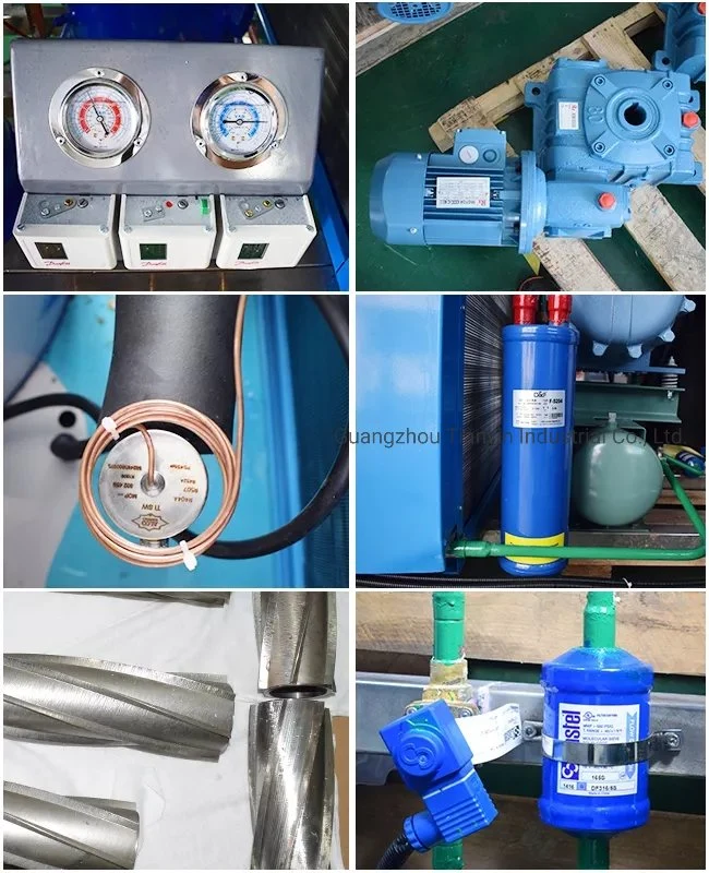 Reasonable Price High quality/High cost performance  Freon Tube Ice System Machine Ice Making Equipment 1ton to 30tons