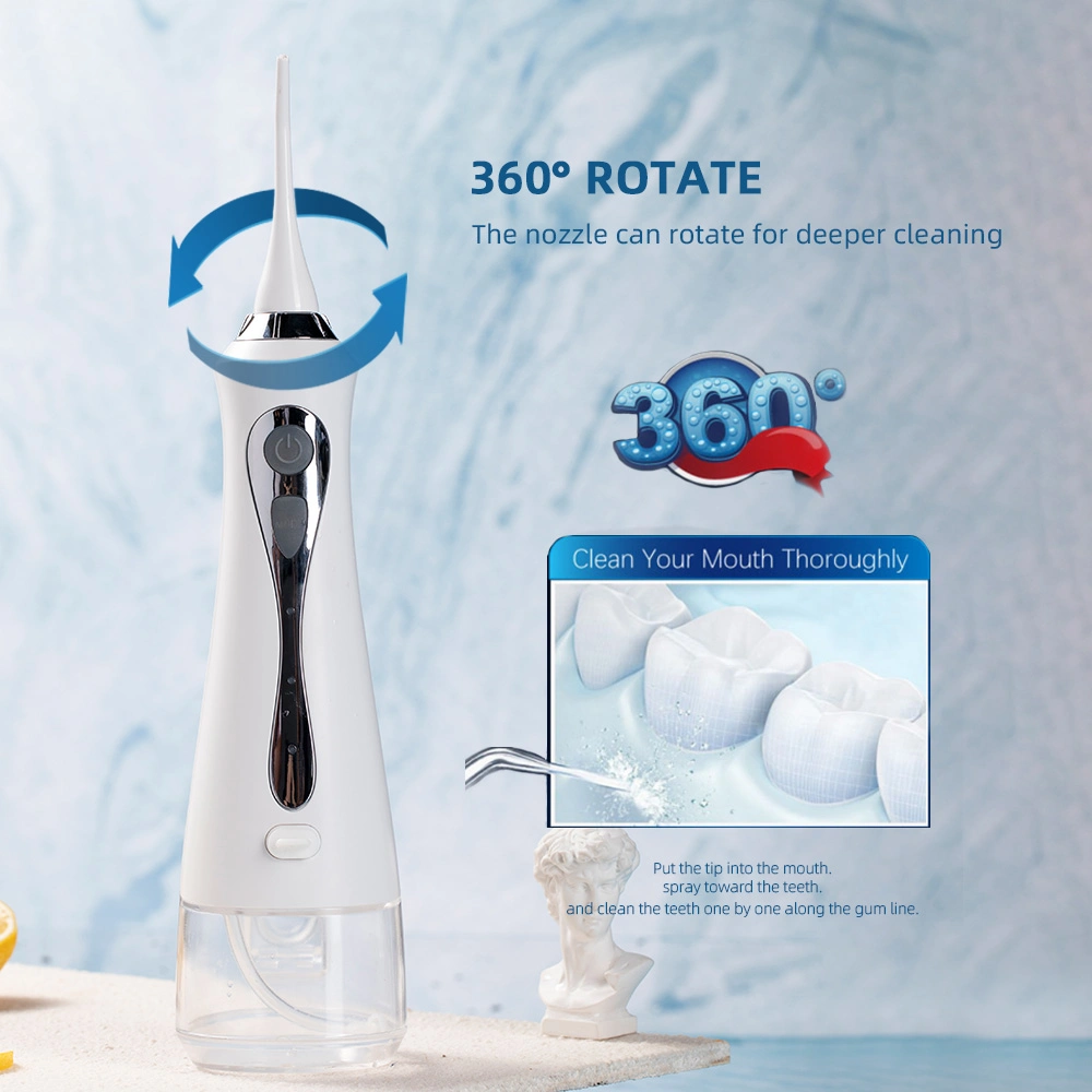 Water Flosser Professional Cordless Dental Oral Irrigator - Portable and Rechargeable Ipx7 Waterproof Water Flossing for Teeth Cleaning