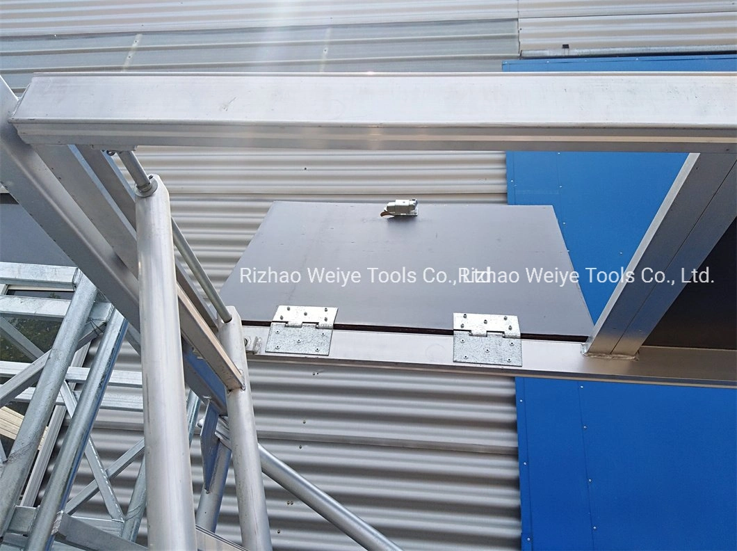 Modular European Layher Facade Scaffold Walk Through Platform Frame