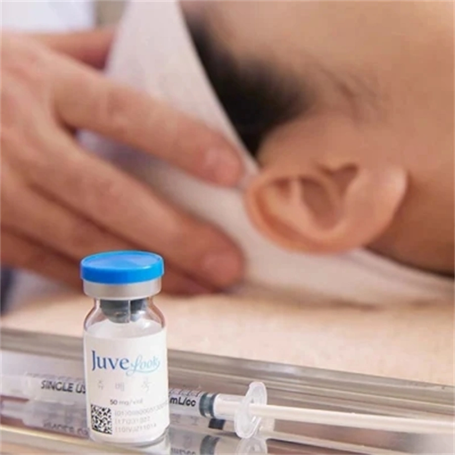 Juvelook 50mg le seul Poly D, L lactide au monde pour l'utilisation dans la zone des yeux, la mésothérapie du visage, du cou et de la Neckline Pdlla +Ha Filler Juve look