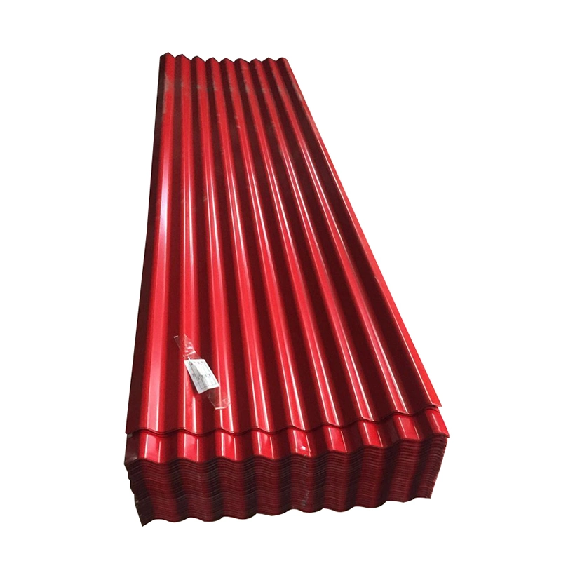 Somalia 0.17mm 0.18mm PPGI Coil Prepainted Galvanized Iron Roof Tiles, 800mm Aluzinc Color Coated Roofing Sheet