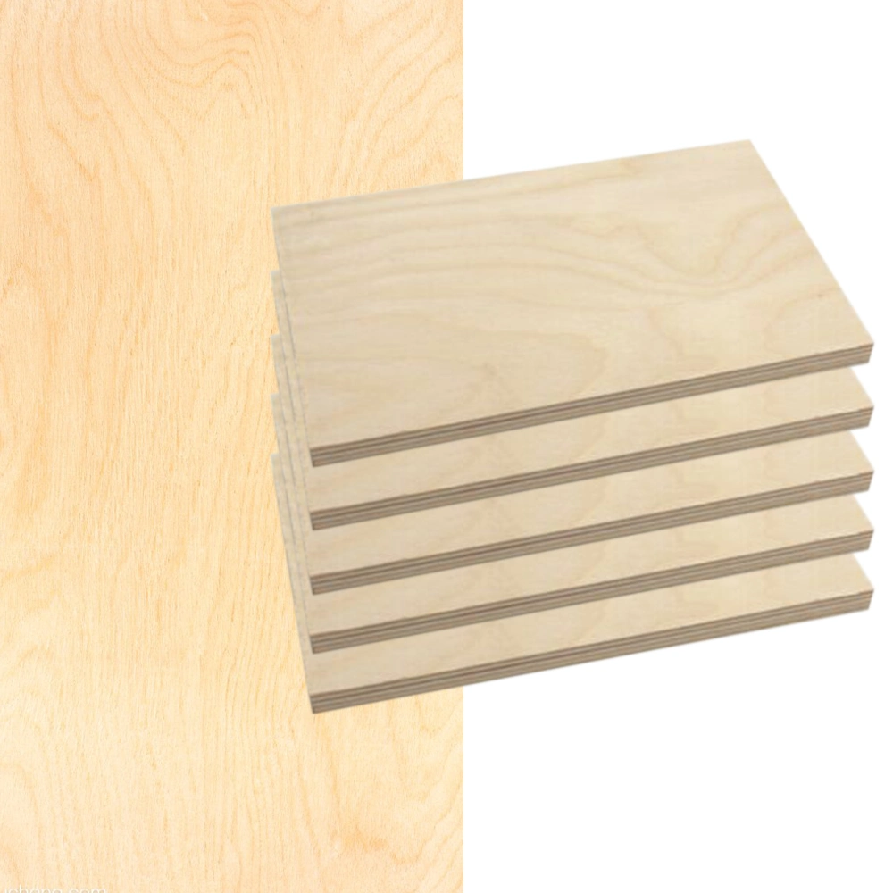 Customization Wholesale/Supplier 3mm Laser Cutting White Natural Birch Wood Baltic Birch Plywood