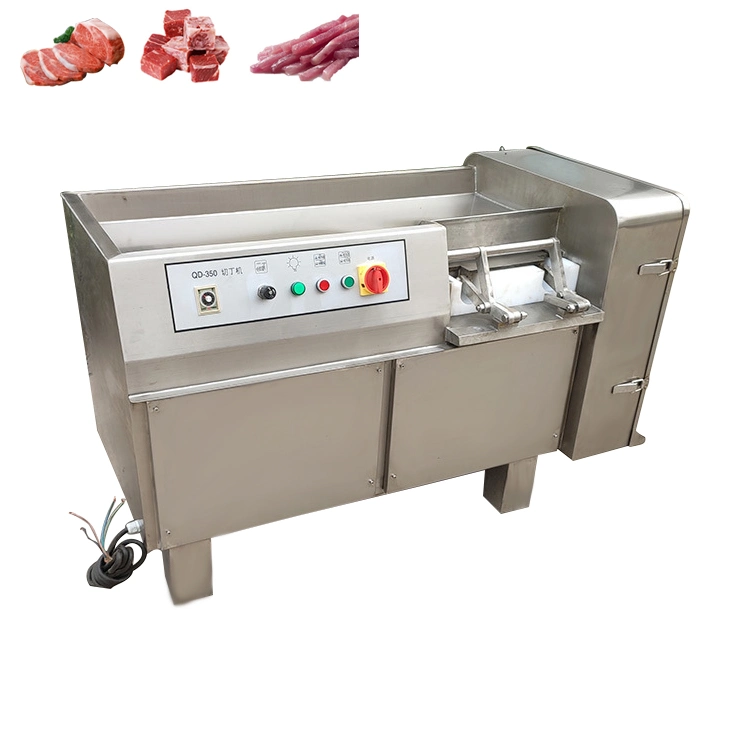 Carne congelada máquina de corte de huesos máquina de corte de carne Pakistán Precio Máquina automática de corte de carne fresca máquina de corte de cubos de carne Industrial congelado