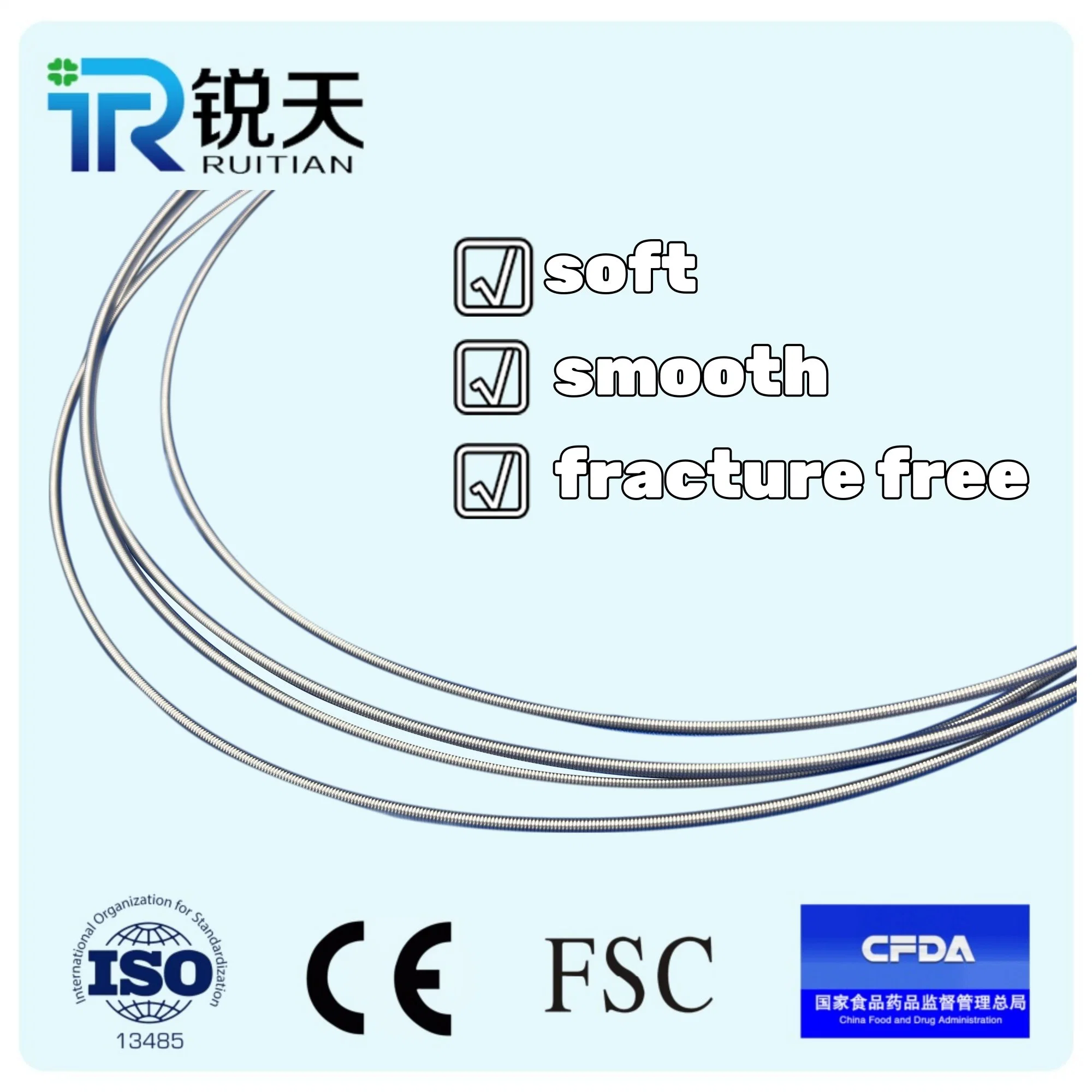 Disposable Endoscope Cleaning Brush, Endoscope Medical Device Cleaning Channel, Brush Heads at Both Ends