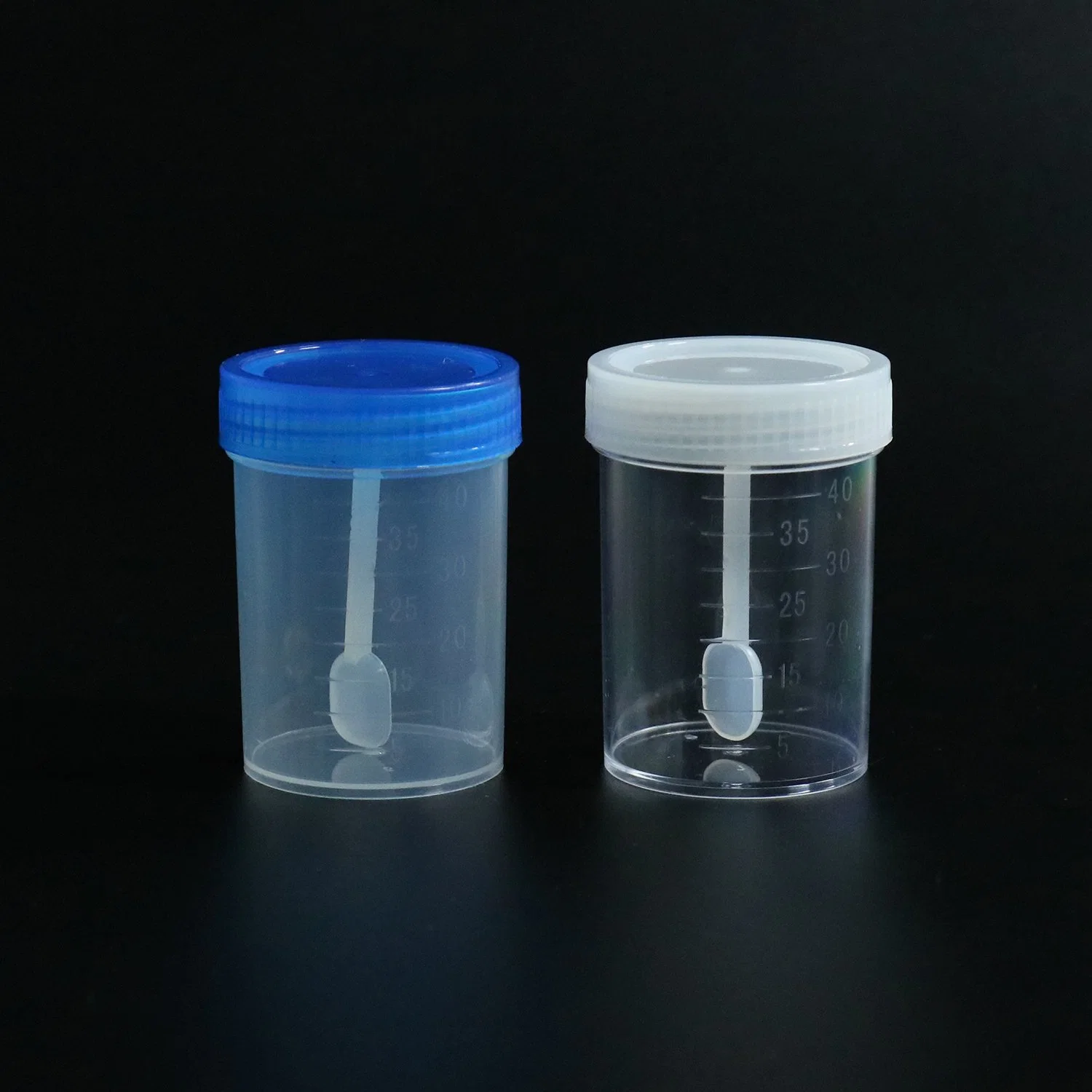 Siny High quality/High cost performance  30ml 40ml Medical Sterile Plastic Specimen Disposable Fecal Container Bottle Stool Sample Container