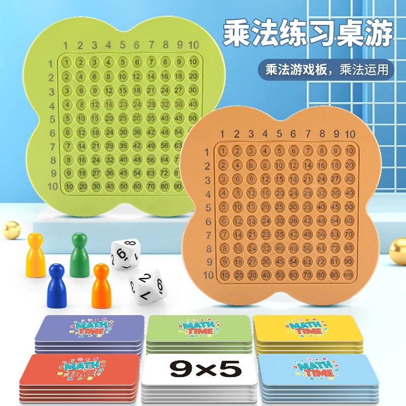 Tableau de jeu de multiplication / Jeu éducatif de mathématiques / Jeu d'apprentissage pour enfants