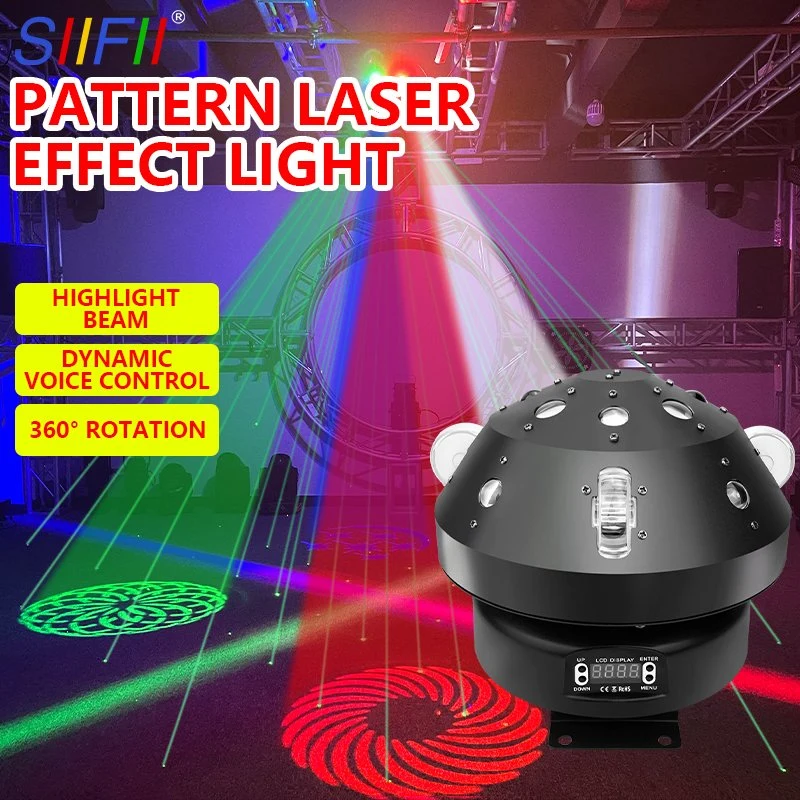 Mini Auto Flash Laser Stage Lighting Garden Outdoor Indoor Green Mini Laser Light Star Projector Shower for Home Party Pub