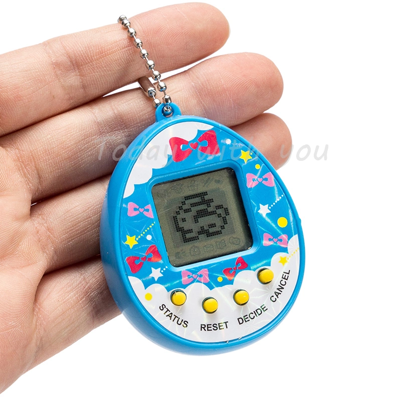 Jeu de clés électronique virtuel porte-clés électronique rétro virtuel nostalgique Machine de jeu numérique PET Tamagotchis