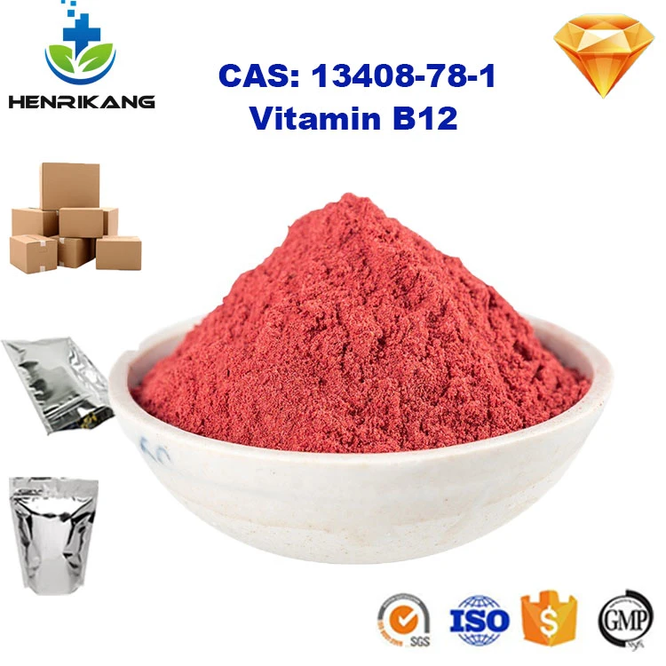 Factory Supply Pure Cobamide Vitamin B12 Powder Coenzyme Vitamin B12