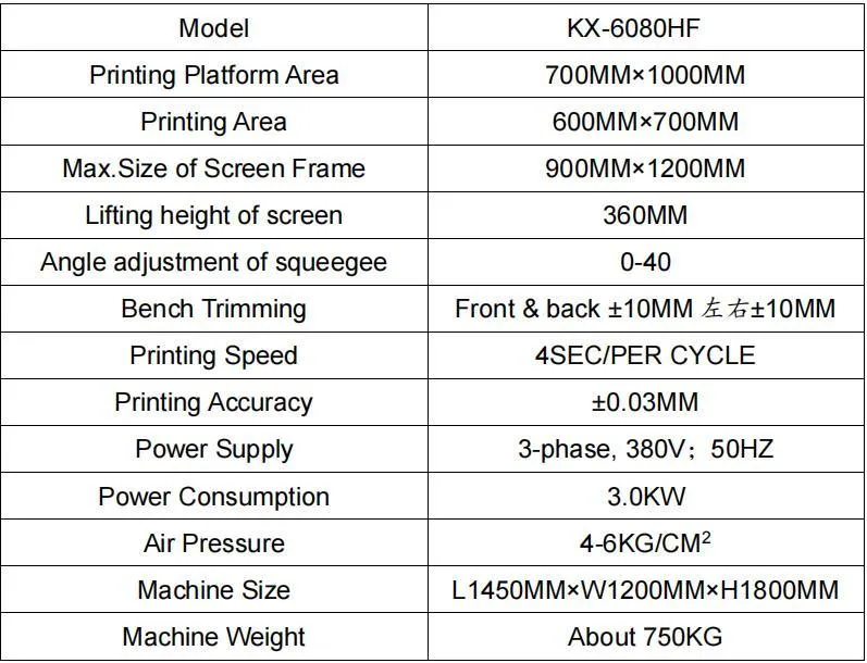 Máquina de impresión de pantalla de PCB, con una larga vida de servicio